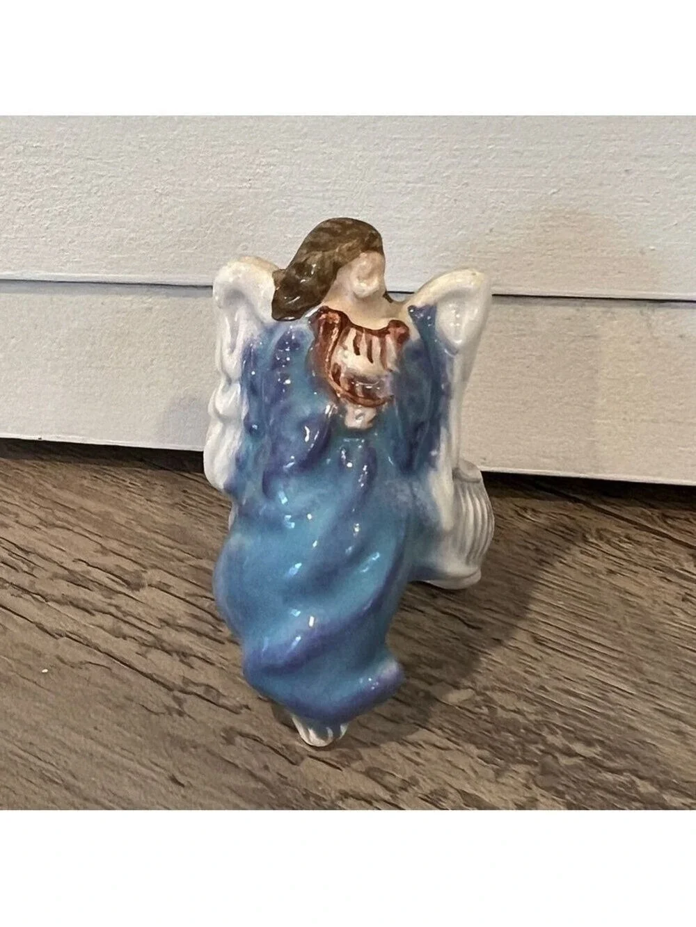 Vintage 1983 Avon Love Birds Doves and Angels Candle Huggers/Napkin Holder